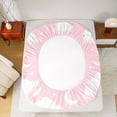 thumbnail image 5 of jejeloiu Kawaii Moon Clouds Queen Sheet Sets,Cure Stars Pattern Bed Set For Girl Teens 4pcs, 5 of 7