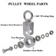 thumbnail image 4 of Polea Elevadora 500Kg Para Cable Acero Inox 304, 48Mm, 4 of 5