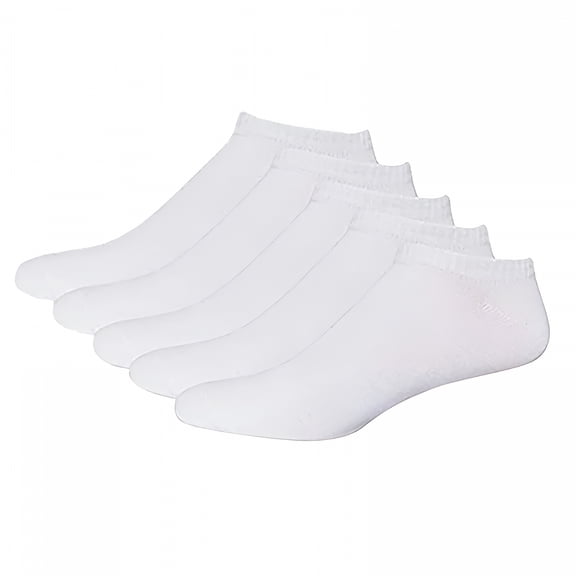 TELOLY 5 Pairs Low Cut Ankle Socks for Men and Women Thin Athletic Running Sock Pack Socks,Womens Athletic Socks ,White