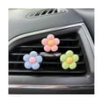 thumbnail image 3 of 6Pcs Cute Flower Aromatherapy Car Air Outlet Decoration Perfume Clip Air Freshener Colorful Flower, 3 of 3