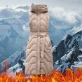 thumbnail image 3 of Hvyesh 2024 Winter Puffer Coats Women's Hooded Long Down Vest Full-Zip Sleeveless Puffer Vest Fashionable Coats Jacket, 3 of 6