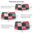 thumbnail image 5 of Yayeee Car Windshield Sun Shade Universal Fit Front Visor Protector, Red Teal Plaid, 5 of 8