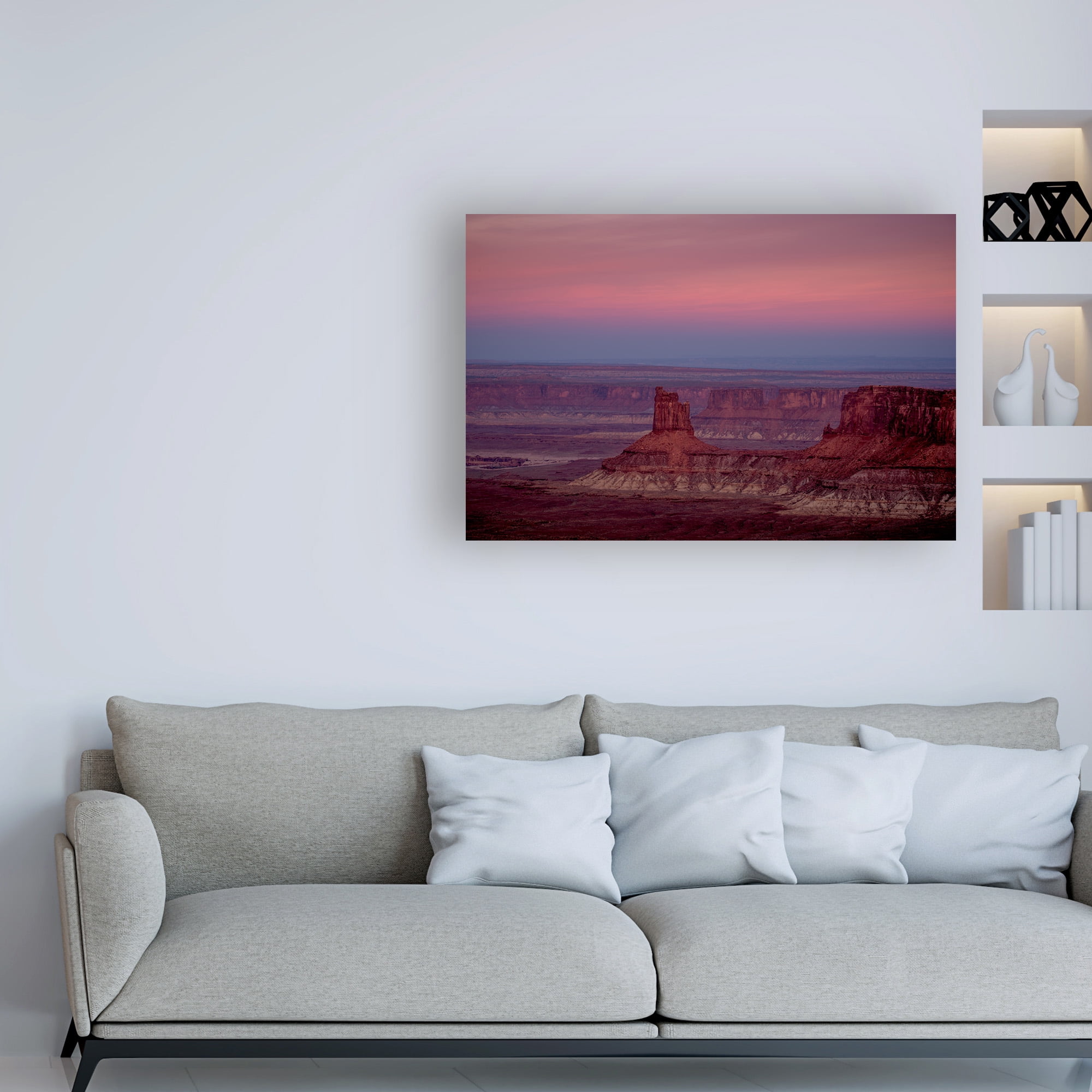 Trademark Fine Art 'Canyons' Canvas Art by Dan Ballard