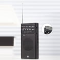 thumbnail image 1 of Radio analógica 3,5mm AUX Radios compactas reproductor HIFI antena telescópica para personas mayores, 1 of 8