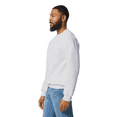 thumbnail image 4 of Gildan Men’s DryBlend Casual Crewneck Sweatshirt, Classic Fit Pullover, White, S, 4 of 5