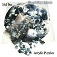 thumbnail image 3 of TOPLAYFUN Acrylic Impossible Puzzle for Adult - Difficult Puzzles - Acrylic Decoration Moon Round 20", 3 of 6