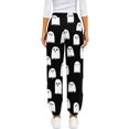 thumbnail image 3 of WTOBBY Women's Retro Halloween Print Sweatpants High Waist with Pockets Casual Drawstring Elastic Waist Long Lounge Pants for Jogging and Athletic Wear,Black L, 3 of 6