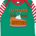 thumbnail image 4 of Inktastic Leftovers Are for Quitters with Pumpkin Pie Boys or Girls Long Sleeve Baby Bodysuit, 4 of 5