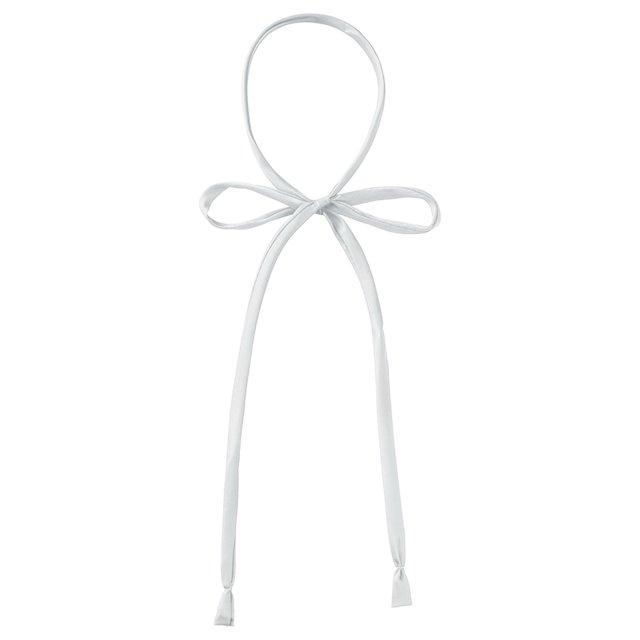 INSPIRE CHIC Lazo de Color Sólido para Mujeres y Hombres, Corbatas de Mo?o Autoadhesivas, Accesorios de Cuello, Gris, Talla única