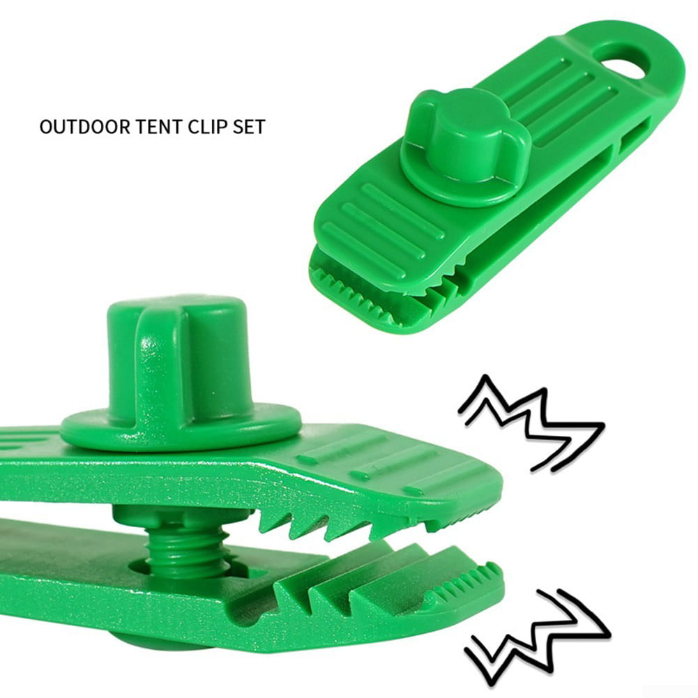 10PCS Outdoor Leisure Tent Windproof Fixed Clip Large Canopy Plastic Clip