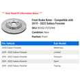 thumbnail image 2 of Front Brake Rotor - Compatible with 2019 - 2022 Subaru Forester 2020 2021, 2 of 2