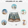 thumbnail image 6 of FORMRS Boys Swim Trunks Quick Dry Mesh Liner Boardshorts Sizes XS-XL, Wooden Boat, 6 of 7