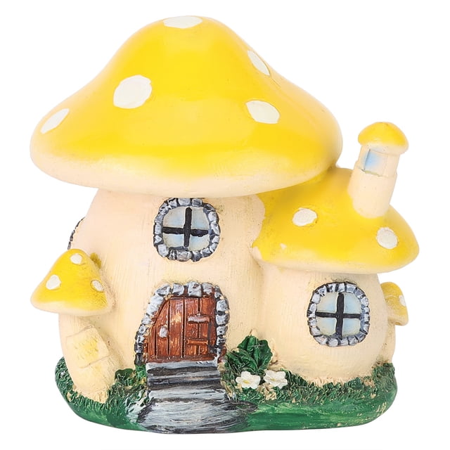 Decoración de hongos en miniatura Sincero Adorno artesanal de resina para el hogar 10 x 8 x 9.5 cm