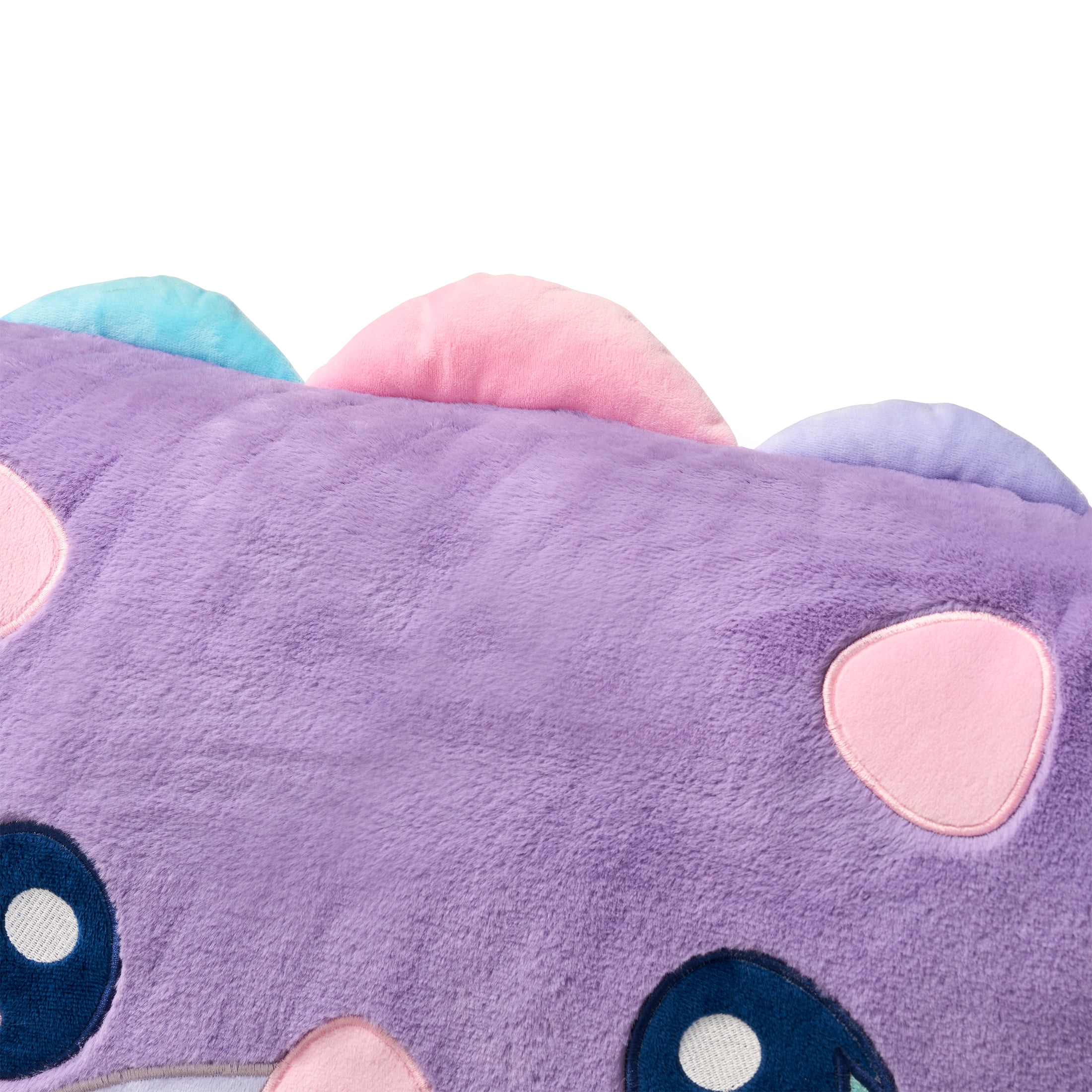Olivia & Finn 20" x 30" Purple Dino Kids Decorative Body Pillow
