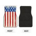 thumbnail image 2 of Yiaed America Flags2 Print Carpet Floor Mats for Cars, Auto Accessories Front & Rear Car Floor Mats Car Floor Foot Mat Sets of 4 Pieces, 2 of 7