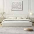 thumbnail image 1 of Elegant Beige Wide-edge Bed,King, 1 of 8