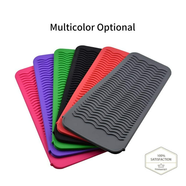 Estuche de viaje de silicona resistente al calor para rizador, plancha de pelo y herramienta de peinado