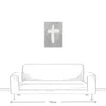 thumbnail image 3 of Creative Products Gray Watercolor Cross 16x24 Canvas Wall Art, 3 of 3