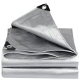 thumbnail image 4 of TEHAUX Bâche Imperméable pour Rassemblements Extérieurs Bâche Argentée 1ensemble, 4 of 8