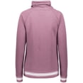 thumbnail image 2 of Holloway Sportswear L Womens All-American Funnel Neck Pullover Dusty Rose Heather/White 229763, 2 of 5