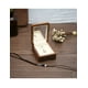thumbnail image 4 of Caja De Madera Nogal Colgante Collar Con Espejo Portátil, 4 of 5