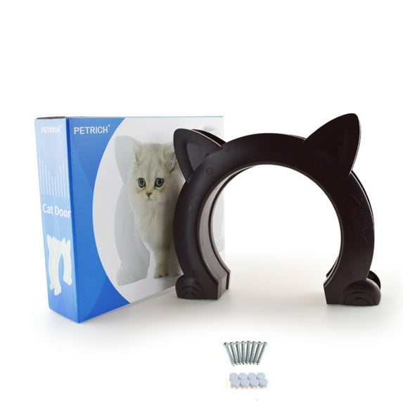 CreativeArrowy Cat Door Inside Cat Door Cat Shaped Hole Pet Door Hole Passage Is Suitable For Cats And Small Pets