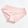 thumbnail image 3 of Bikini Panties for Women 3pc Women Comfortable Underwear Ice Silk Panties Comfy Yoga Panties Exercise Briefs L, 3 of 4