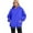390#Royal Blue, variant on Women's Oversized Hoodie Sweatshirt Long Sleeve Shirts Solid Color Pullover with Pocket 2025 Outfits Clothes Red M
