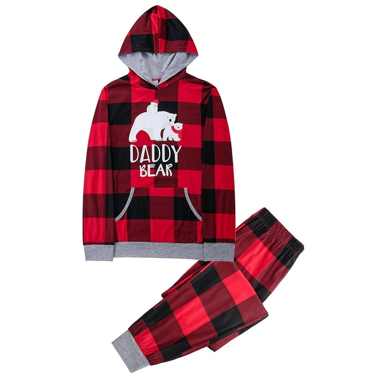 Holiday Family Pajamas Matching Sets Christmas PJs with Mama Bear