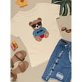 thumbnail image 3 of Fashion Bear Cool Boy T-Shirt Women -Image by Shutterstock, Female x-Large, 3 of 4