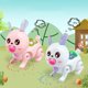 thumbnail image 1 of XWSHYW Juguetes para Niños Pequeños Correa para Niños, Conejito Saltador con Música Ligera, Juguetes Brillantes para Niños y Niñas, 1 of 7