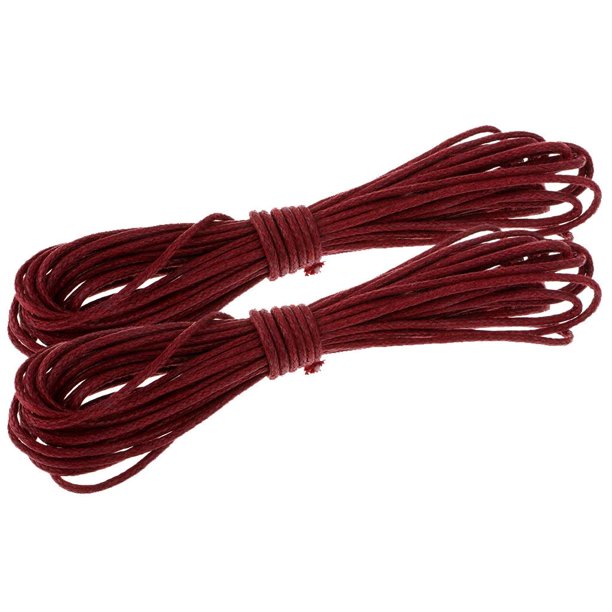 Cordón de cuero PU de 10.9yd, hilo de hilo de 1,5 mm, accesorios para joyas artesanales 7 Baoblaze Cuerda Cuerda Cuerda