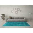 thumbnail image 3 of Ahgly Company Indoor Rectangle Oriental Light Blue Industrial Area Rugs, 3' x 5', 3 of 4