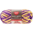 thumbnail image 2 of Red Heart Team Spirit Chunky Yarn, Purple and Gold, 2 of 2