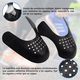 thumbnail image 4 of 10 Pares Protector Antiarrugas Tenis hombres L: 25-30 cm Blanco/Negro, 4 of 5
