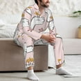 thumbnail image 7 of Sikiie Goose Queen Mens Pajama Set, Soft Warm Long Sleeve Sleepwear, Cozy Button-Down Pjs for Men-XX-Large, 7 of 7