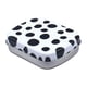 thumbnail image 2 of Caja de lata pequeña, contenedor de almacenamiento con tapa, Mini caja de lata vacía, caja de almacenamiento para té, fabricación de velas, tesoros, Puntos blancos y negros Sunnimix Contenedor de hojalata con bisagras, 2 of 8