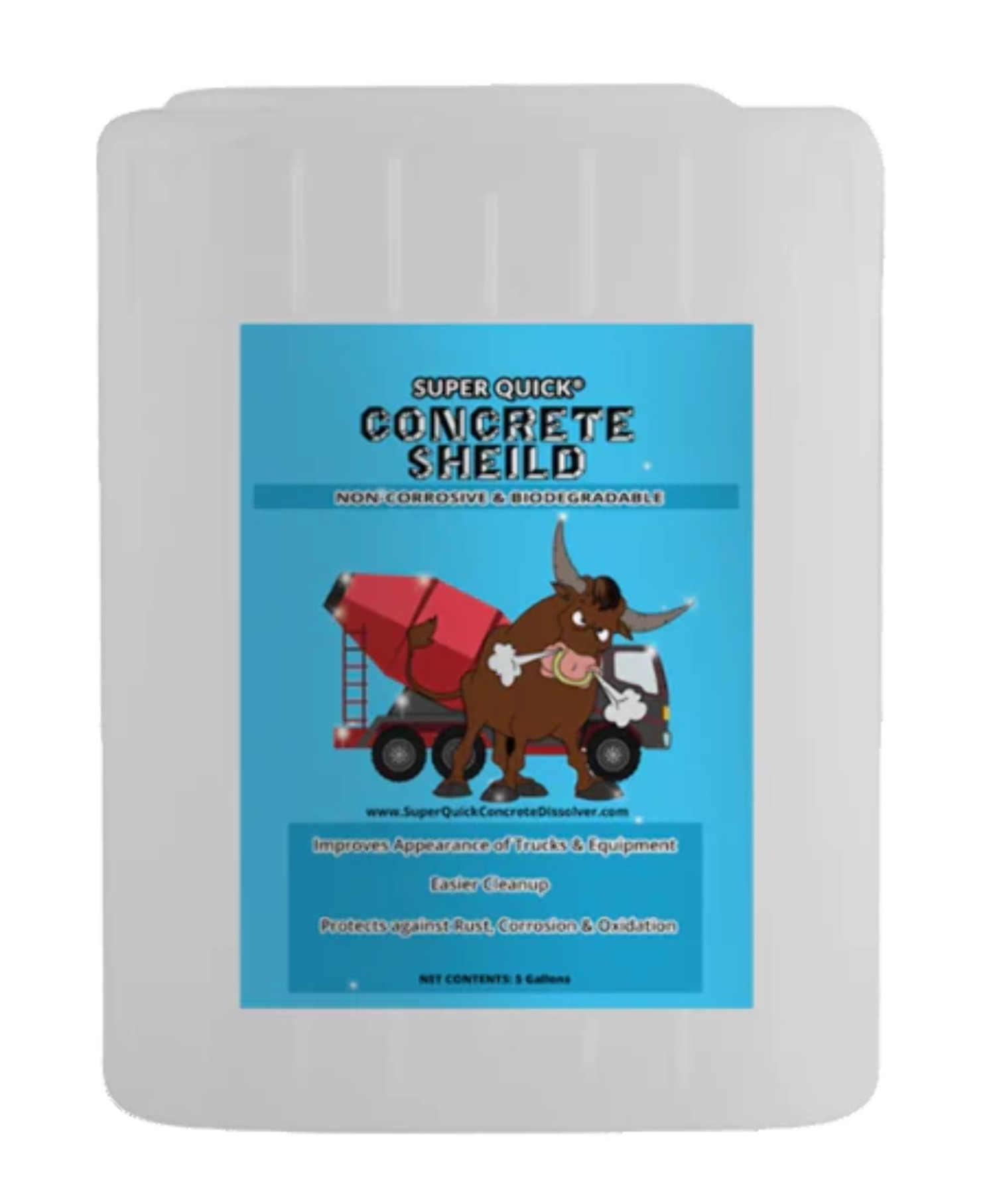 Super Quick® Concrete Shield 5 Gallon Pail Concrete Mortar Grout Grime