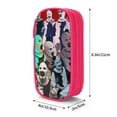 thumbnail image 3 of Terrifier Pencil Case Durable Pen Carrying Case Lightweight Pencil Bag Pouch Box Organizer Pencase Pink, 3 of 8