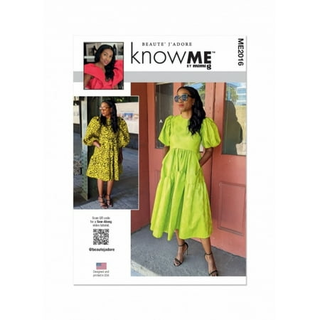 Know Me Sewing Pattern 2016 Women K5 (8-10-12-14-16)