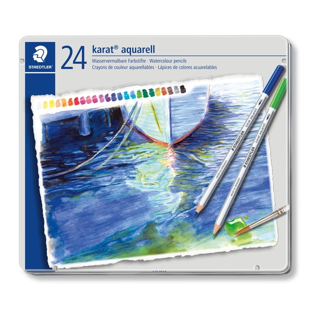 Lápices de acuarela Staedtler Karat Aquarell Premium 24 colores