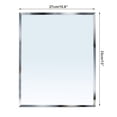 thumbnail image 5 of Frameless Vanity Mirror: 10.6"x13" Wall Mount & Desk Stand, Compatible for Makeup, 5 of 6