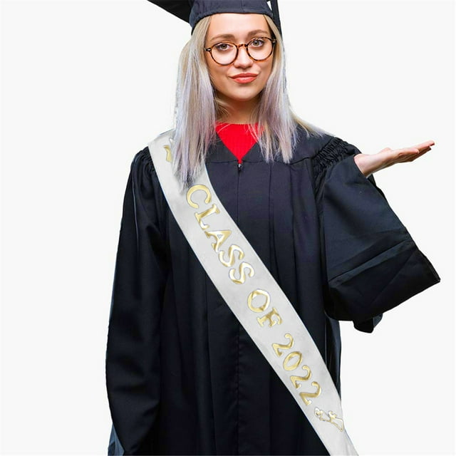 Cqxid Event & Party Under $5 Class Of 2022 With I Graduated Sash Graduation Sash Graduation Party Supplies Graduation Party Sash Decoration Graduate Party Supplies Sash