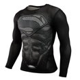 thumbnail image 1 of Rashguard Gym Man Fitness Long Sleeve Compression Shirt Bat Spider Superhero Print Fashion Cloth For Running Training Exercise, 1 of 5