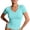 Sky Blue -CL82, variant on Dwellite Womens V Neck Short Sleeve Shirts Spring Slim Fit Crop T Shirts Y2k Tee 2026 Summer Gym Workout Cute Top Dark Blue XL