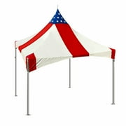 TentandTable High Peak Frame Outdoor Canopy Tent, Stars & Stripes, 10 ft x 10 ft