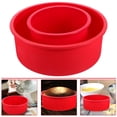 thumbnail image 3 of 2 uds moldes para pasteles redondos de silicona molde para muffins de silicona antiadherente molde para pasteles molde para hornear pasteles, 3 of 5