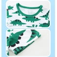 thumbnail image 2 of ATAIKU 4 Pieces Boys Pajamas Kids Short Sleepwear Set Summer Cool Pjs Size 3-8 Years, 2 of 11