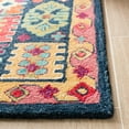 thumbnail image 4 of SAFAVIEH Aspen Kapoor Floral Wool Area Rug, Blue/Red, 4' x 6', 4 of 9