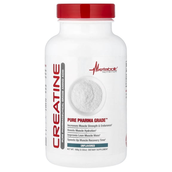 Metabolic Nutrition Creatine, Unflavored, 3.52 oz (100 g)